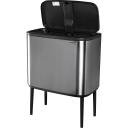 Brabantia Bo Touch Bin 316081 3 x 11 LT Matt Steel Fingerprint Proof
