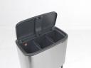 Brabantia Bo Touch Bin 316081 3 x 11 LT Matt Steel Fingerprint Proof
