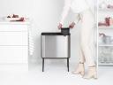 Brabantia Bo Touch Bin 316081 3 x 11 LT Matt Steel Fingerprint Proof