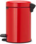 Brabantia Pedal Bin NewIcon 112140 3 LT Passion Red