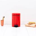 Brabantia Pedal Bin NewIcon 112140 3 LT Passion Red