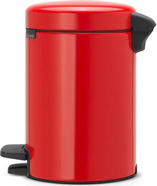 Brabantia Pedal Bin NewIcon 112140 3 LT Passion Red