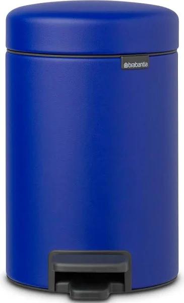 Brabantia Pedal Bin NewIcon 204562 3 LT Mineral Powerful Blue