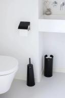 Brabantia Toilet Accessories - Matt Black (Set of 3)