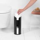 Brabantia Toilet Accessories - Matt Black (Set of 3)