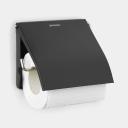 Brabantia Toilet Accessories - Matt Black (Set of 3)