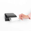 Brabantia Toilet Accessories - Matt Black (Set of 3)