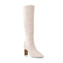 Bradley Long Boot 41 / Stone Microsuede