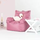 Brady 1 Seater Bean Bag Silver - HipKids