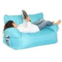Brady 2 Seater Bean Bag Dark Blue - HipKids