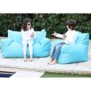 Brady 2 Seater Bean Bag Dark Blue - HipKids