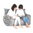 Brady 2 Seater Bean Bag Dark Blue - HipKids