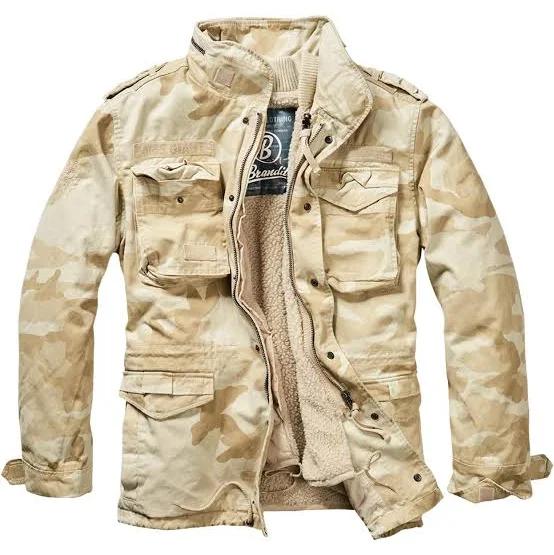 Brandit M-65 Giant Jacket, Beige, Size 6XL