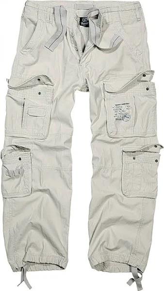Brandit Pure Vintage Pants, White, Size 6XL