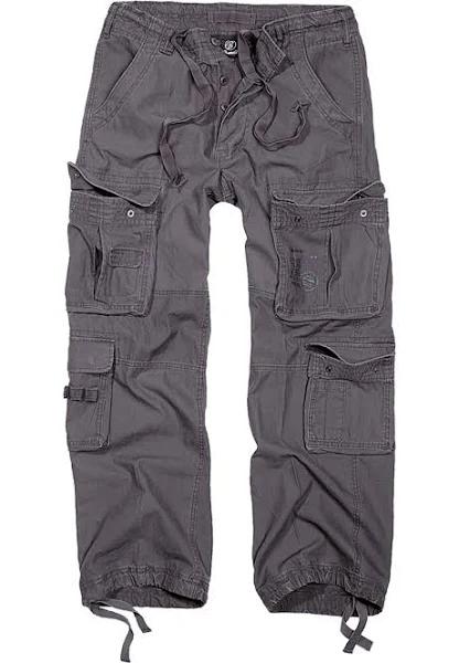 Brandit Pure Vintage Trousers Anthracite Size L
