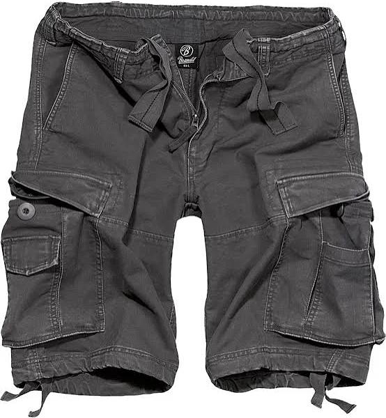 Brandit Vintage Cargo Shorts Black Large