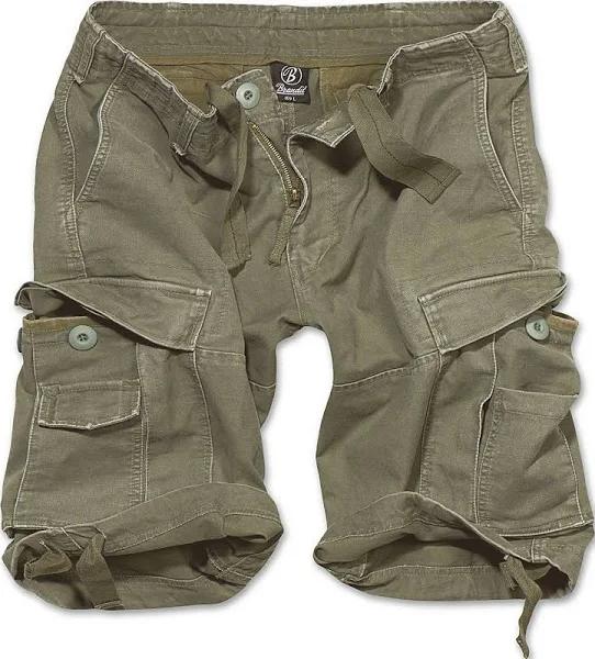 Brandit Vintage Outdoor Cargo Army Shorts Olive S