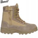 Brandit Zipper Tactical Boots, Beige, Size 39