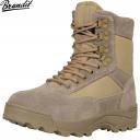 Brandit Zipper Tactical Boots, Beige, Size 39