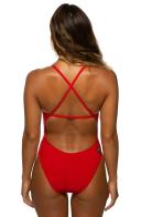 Brandon Fixed-Back One-piece - Blueberry || JOLYN Australia Swimwear 28
