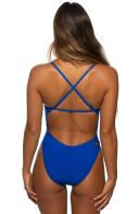Brandon Fixed-Back One-piece - Dragon Fruit || JOLYN Australia Swimwear 28