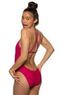 Brandon Fixed-Back One-piece - Dragon Fruit || JOLYN Australia Swimwear 28