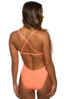 Brandon Fixed-Back One-piece - Hawaii Blue || JOLYN Australia Swimwear 38