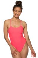 Brandon Fixed-Back One-piece - Hot Pink || JOLYN Australia Swimwear 36