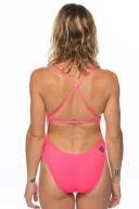 Brandon Fixed-Back One-piece - Hot Pink || JOLYN Australia Swimwear 36