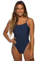 Brandon Fixed-Back One-piece - Navy || JOLYN Australia Swimwear 28