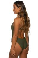 Brandon Fixed-Back One-piece - Navy || JOLYN Australia Swimwear 28