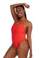Brandon Fixed-Back One-piece - Strawberry || JOLYN Australia Swimwear 38