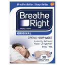 Breathe Right Nasal Strips Original Tan S/M 30 Pack