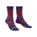 Bridgedale Hike Midweight Performance Women MD / pink/pattern