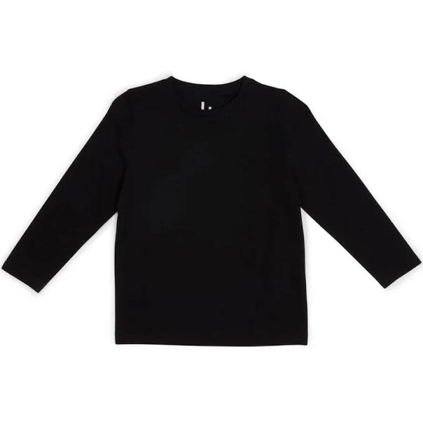 Brilliant Basics Boys Long Sleeve Tee - Black - Size 3