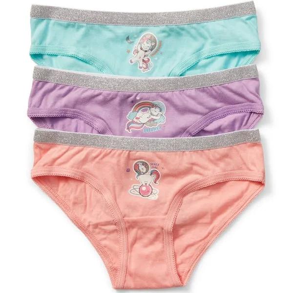Brilliant Basics Kids Print Brief 3 Pack - Multi - Size 4-6