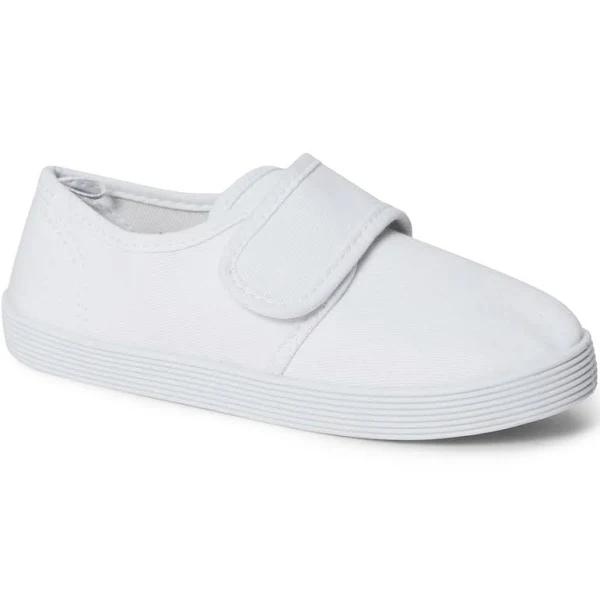 Brilliant Basics Kids Pull Tab Shoes - White - Size 1
