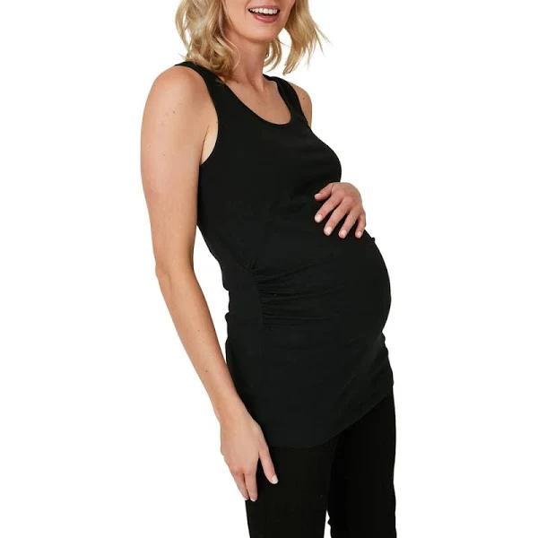 Brilliant Basics Women's Maternity Stretch Tank - Black - Size Large