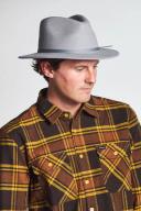 Brixton - Coleman Fedora Hat - Aluminium - L