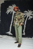 Brixton Men's Surplus Relaxed Pants Olive Green, Size 28