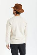 Brixton Men's Wesley Packable Fedora Hat Caramel Brown, Size Medium