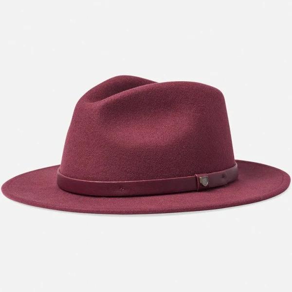 Brixton Messer Fedora Mahogany L