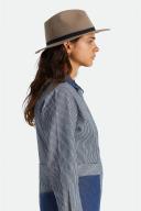 Brixton Messer Packable Fedora - Mermaid XS