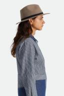 Brixton Messer Packable Fedora - Phoenix Orange M