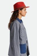 Brixton Messer Packable Fedora - Phoenix Orange XS