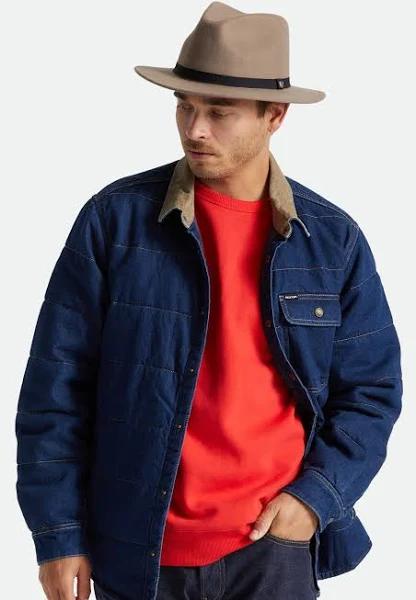 Brixton Messer Packable Fedora - Twig - XS