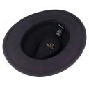 Brixton Messer Packable Fedora - Washed Black/Light Brown - M