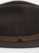 Brixton Messer Packable Fedora - Washed Black/Light Brown - M