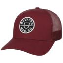 Brixton - Red Trucker Cap - Crest x Burgundy/Burgundy Trucker @ Hatstore