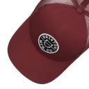 Brixton - Red Trucker Cap - Crest x Burgundy/Burgundy Trucker @ Hatstore